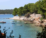 Beach in the campsite
