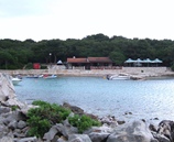 Beach in the campsite
