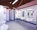 Sanitarije, naturistični kamp Baldarin
