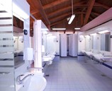 Sanitarije, naturistični kamp Baldarin