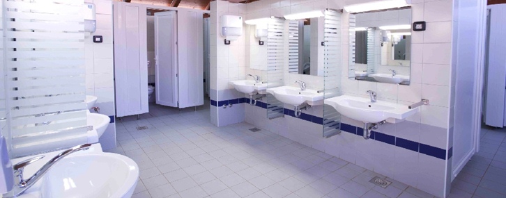 Modern sanitary facilities